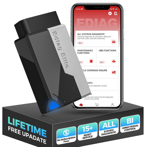 OBD2 Diagnosegerät Bluetooth mit Vollsystemdiagnose und 15 Resets