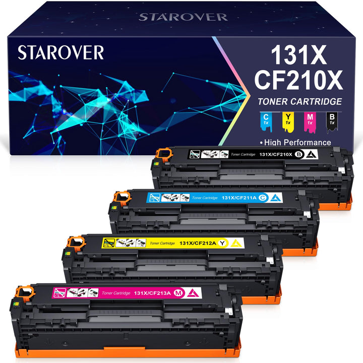 Toner-Set 4-farbig für HP LaserJet Pro 200 Color MFP, 131X/131A