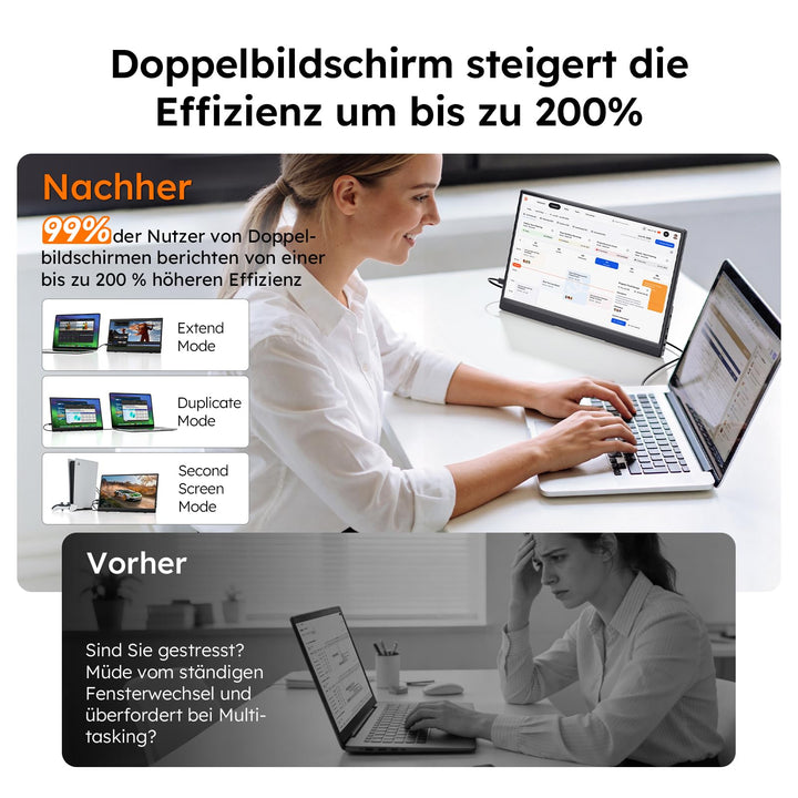 Portabler Monitor 15,6&