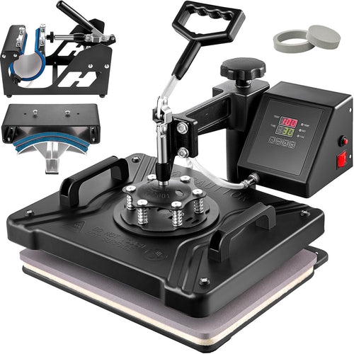 Transferpresse 5-in-1 38x30cm 360° schwenkbar mit LCD-Display