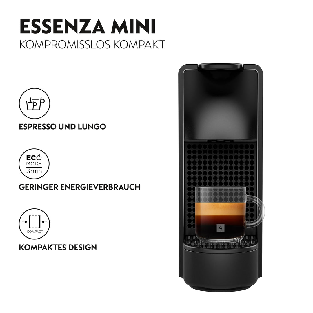 Kapselmaschine Nespresso-kompatibel 19 bar 0,7 l Espresso schwarz - Bild 2