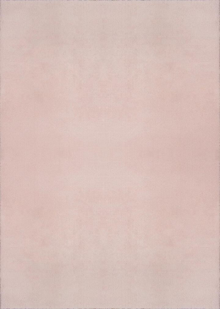 Kurzflor Teppich Felloptik Rosa waschbar 140x200 cm Wohnzimmer - Bild 3
