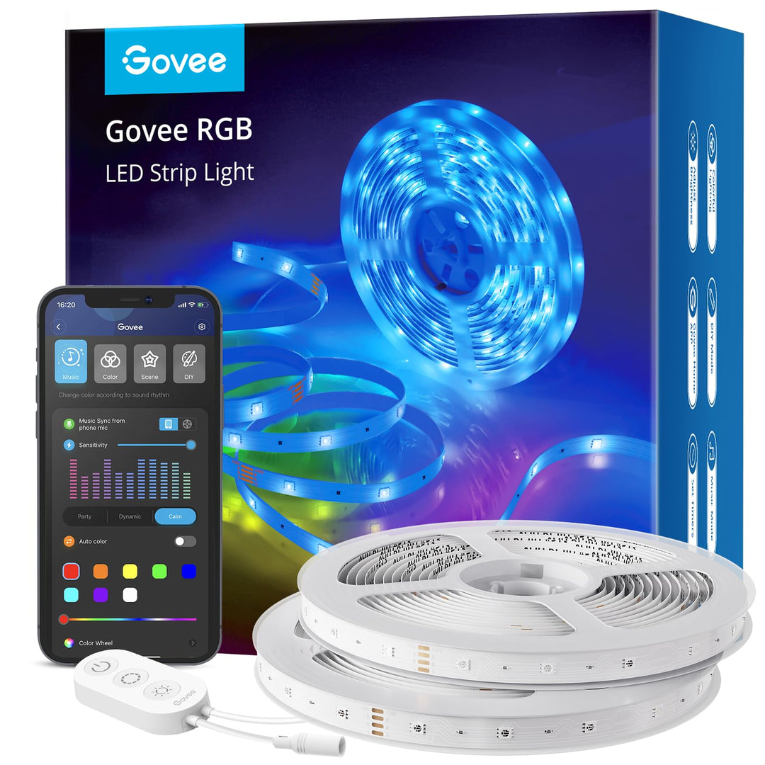 LED Streifen RGB WiFi 10m mit Musik-Sync und App-Steuerung