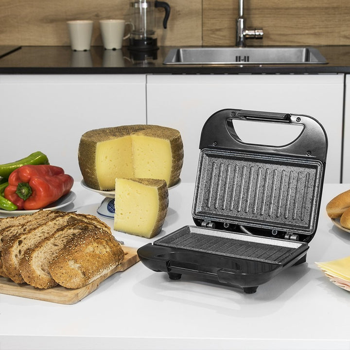 Sandwichmaker 2 Sandwiches RockStone-Antihaft Grillplatten 750 W - Bild 3