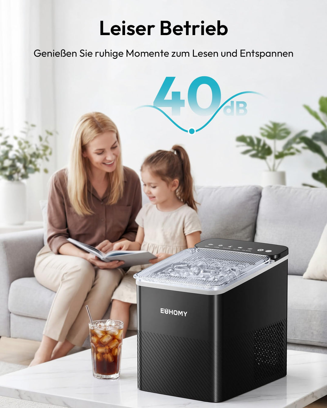 Eiswürfelmaschine 9 Eiswürfel 2 Grössen automatische Reinigung - Bild 8