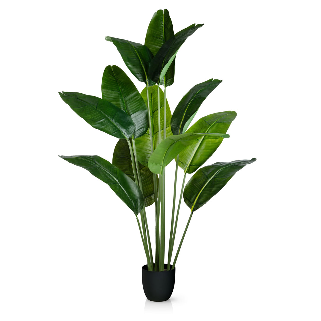 Kunstpflanze Bananenbaum 160 cm naturgetreu für Innenbereich