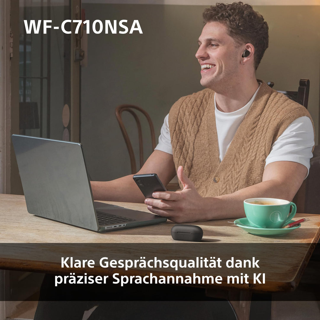 True-Wireless In-Ear Kopfhörer mit ANC 40h Akku IPX4 schwarz - Bild 7