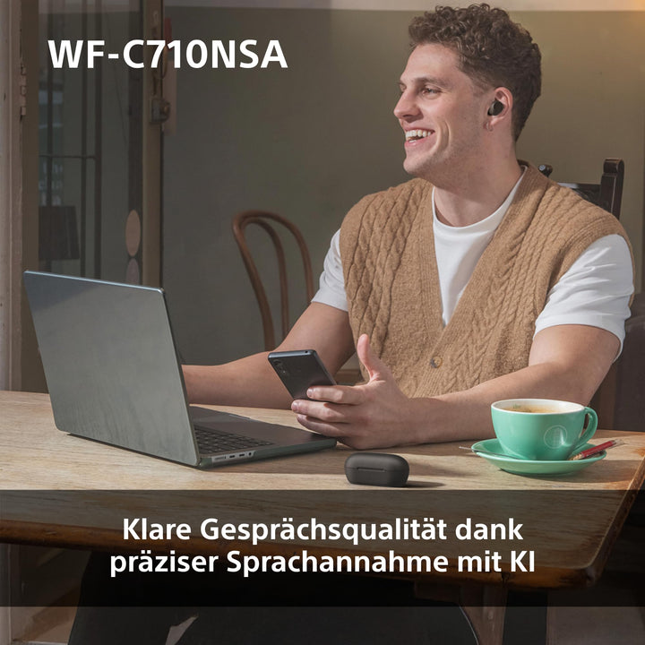 True-Wireless In-Ear Kopfhörer mit ANC 40h Akku IPX4 schwarz - Bild 7