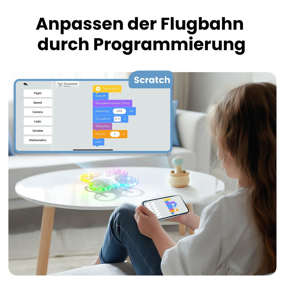 Kinder-Drohne mit 1080P HD-Kamera und STEM-Lernmodul 72g - Bild 3