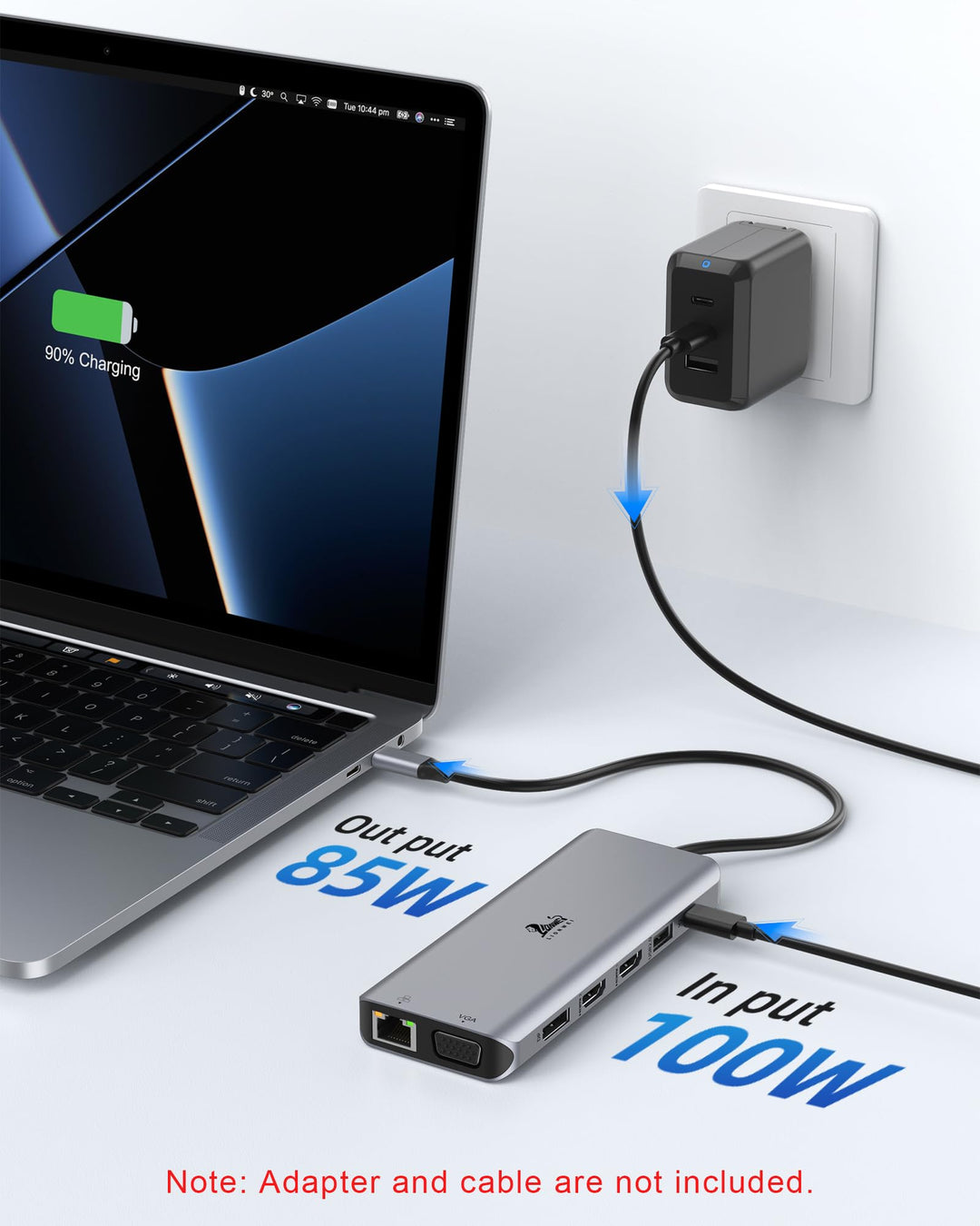 Dockingstation 13-in-1 Triple Display USB-C mit 8K DP, 2x HDMI, 100W PD - Bild 5