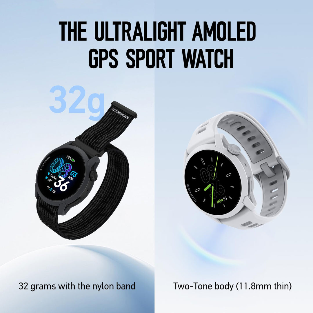 GPS Sportuhr AMOLED Touchscreen 41h GPS-Akku ultraleicht 32g - Bild 2
