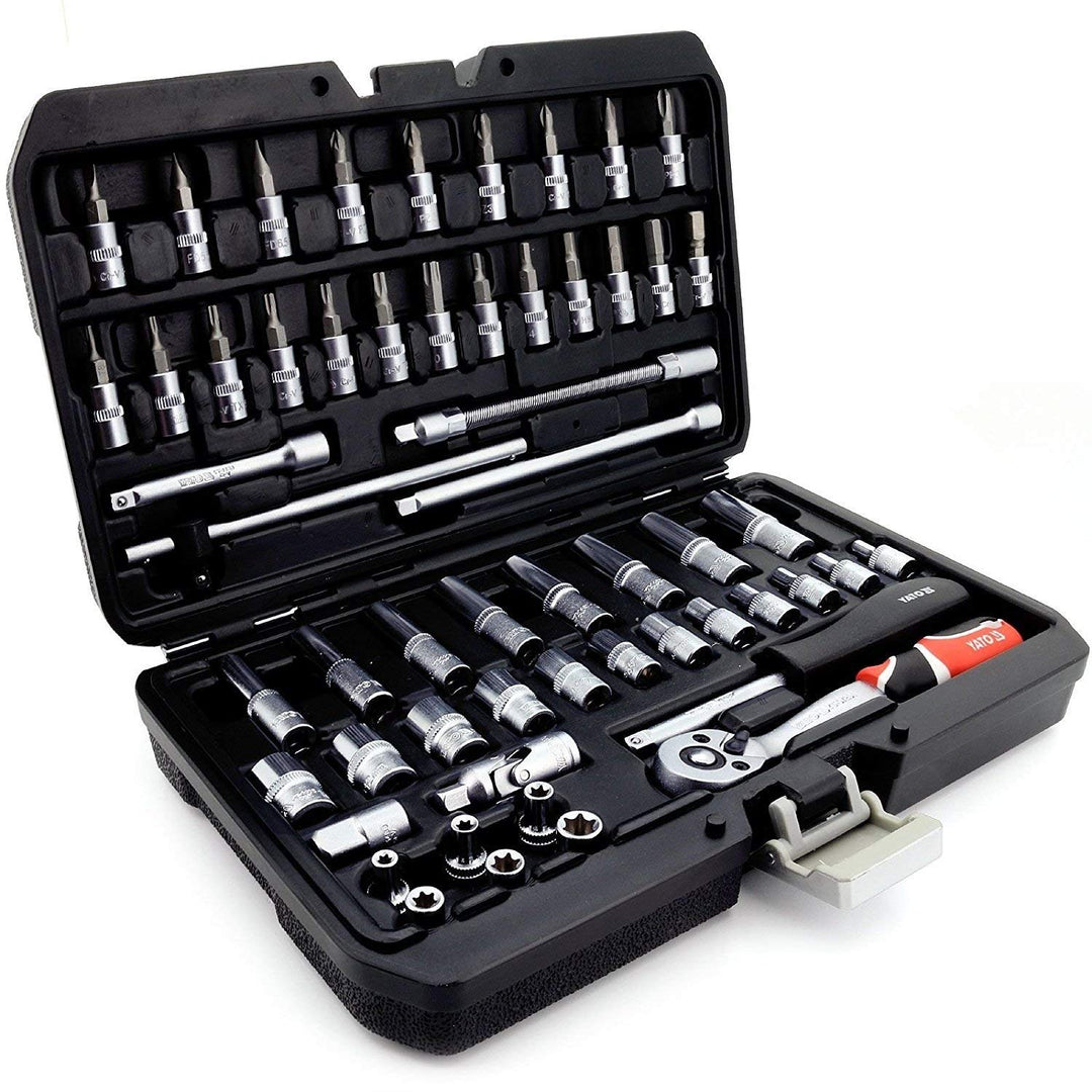 Steckschlüsselsatz 56-teilig 1/4" Antrieb Profi-Werkzeugset