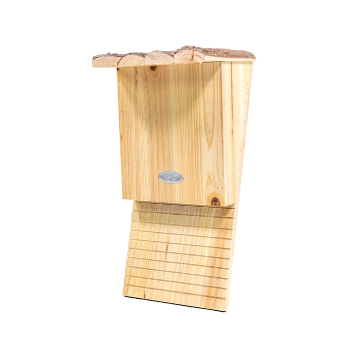 Fledermauskasten Holz mit Rindendach 19,5x15,5x39,5 cm