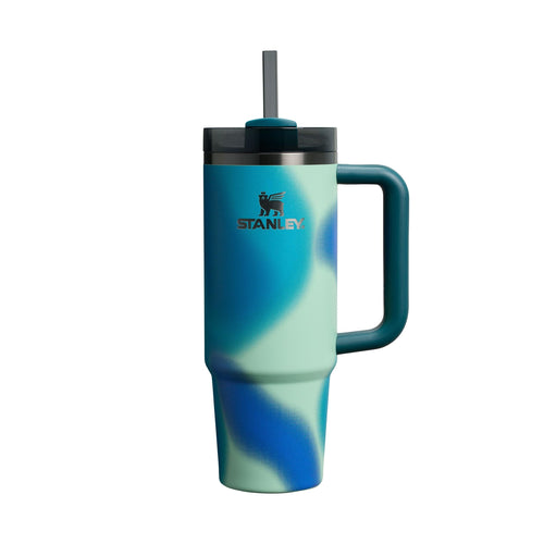 Thermobecher Edelstahl 0,89L mit FlowState-Deckel und Strohhalm