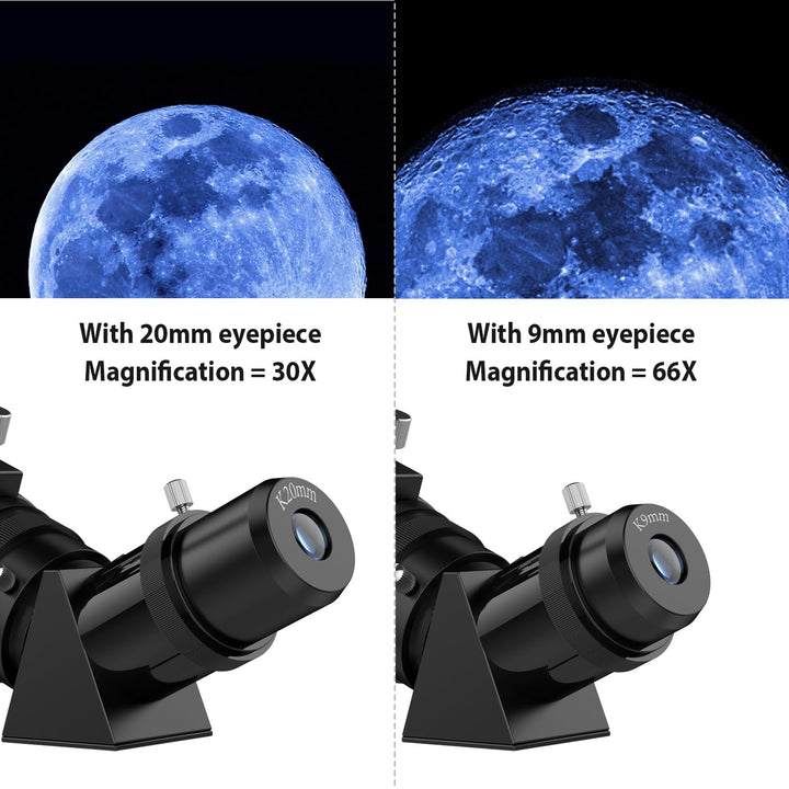 Refraktorteleskop 80mm Blende 600mm für Astronomie &amp; Natur