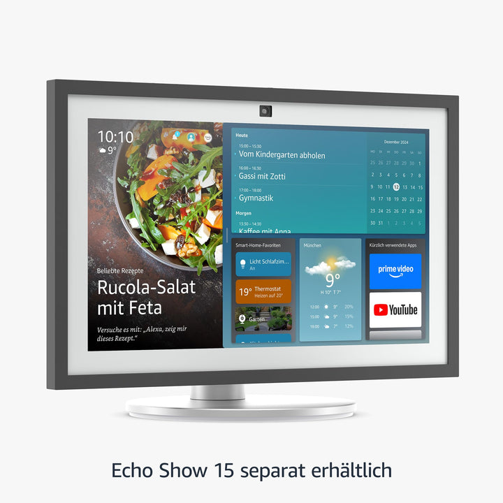 Ständer für Echo Show 15 Aluminium 360° schwenkbar 30° neigbar - Bild 3