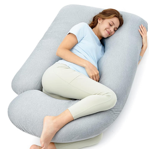 Schwangerschaftskissen U-Form 145cm mit Kühlbezug OEKO-TEX