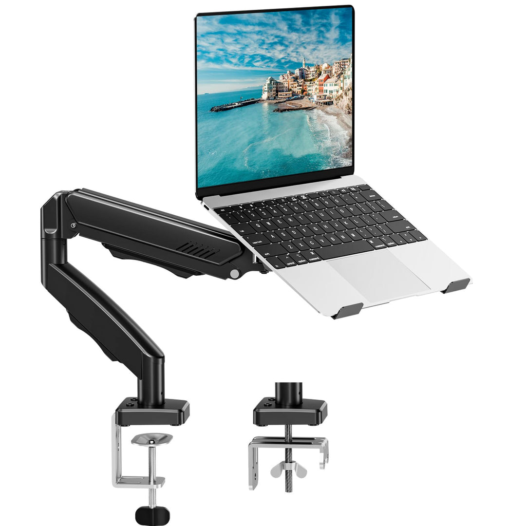 Monitor Halterung mit Laptopablage 13-32 Zoll Gasfeder 2-in-1