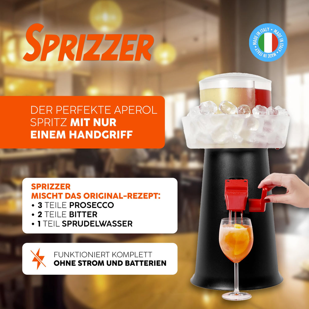 Spritz-Dispenser manuell mit Eisbehälter 3L für 18-20 Gläser - Bild 2