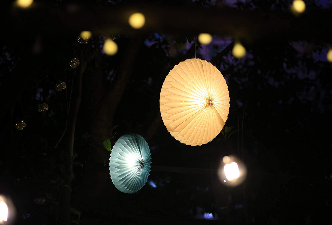 Lampion Outdoor wetterfest Grün Ø40cm mit E14 LED Stecker - Bild 8