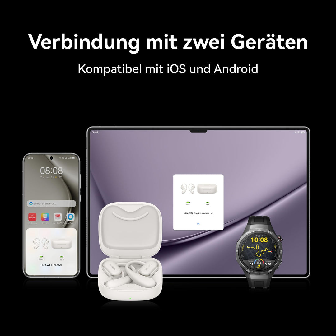 Open-Ear Kopfhörer mit IP57 Schutz, 28h Akku, Sportdesign - Bild 8