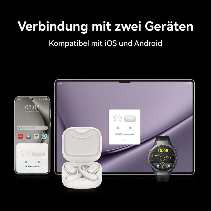 Open-Ear Kopfhörer mit IP57 Schutz, 28h Akku, Sportdesign - Bild 8