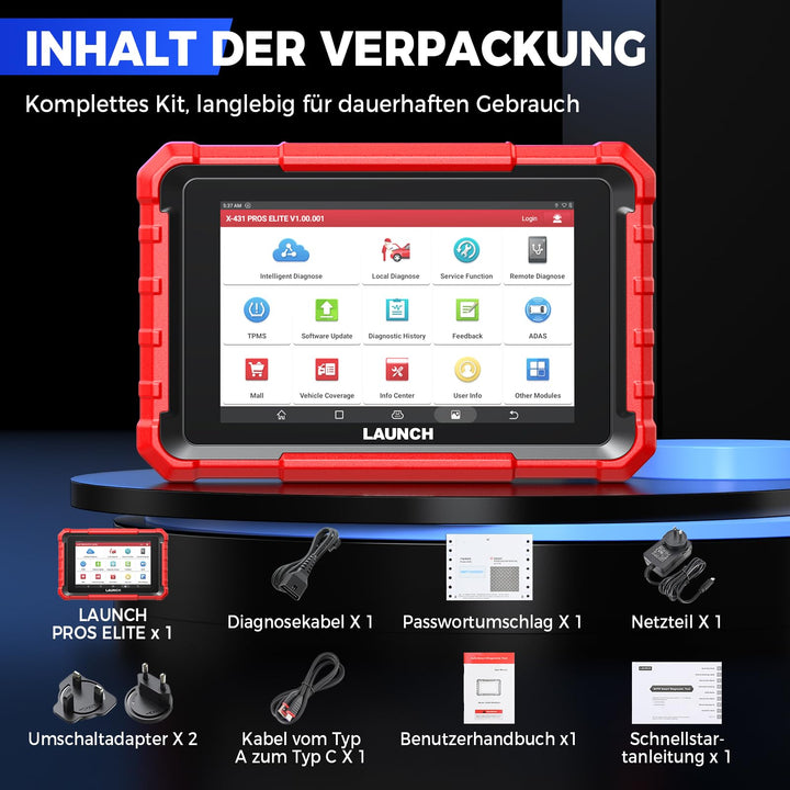 OBD2 Diagnosegerät bidirektional mit ECU-Codierung für alle KFZ - Bild 9