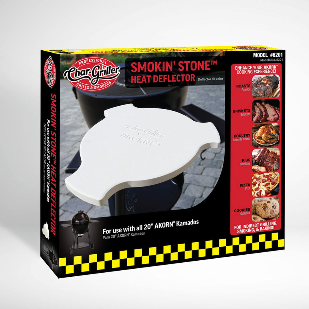 Keramik-Räucherstein Kamado Grill Deflektorplatte 38 cm Cordierit - Bild 5