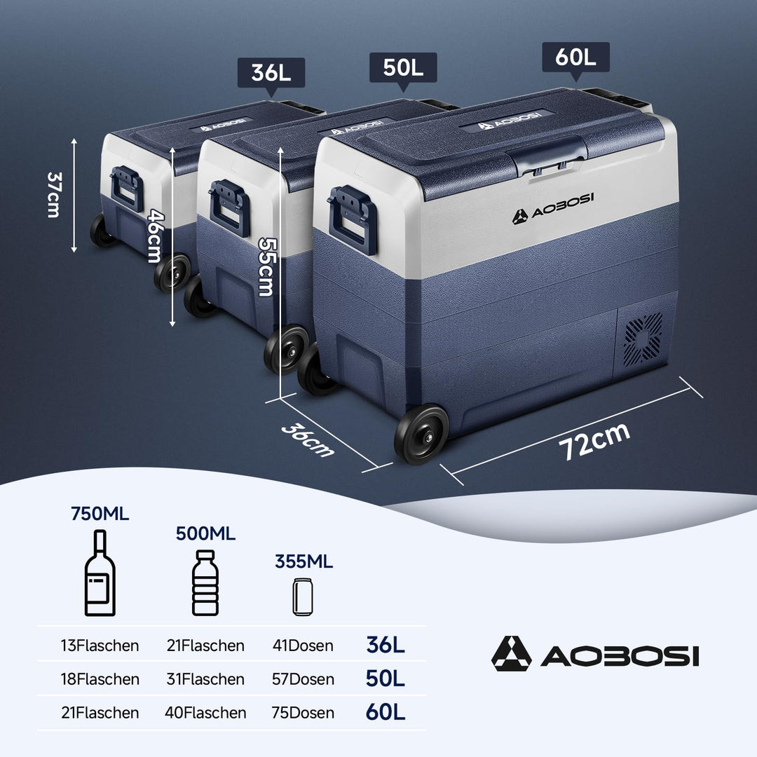 Kompressor Kühlbox 50L Dual Zone -20°C bis 20°C mit App 12V 230V - Bild 7