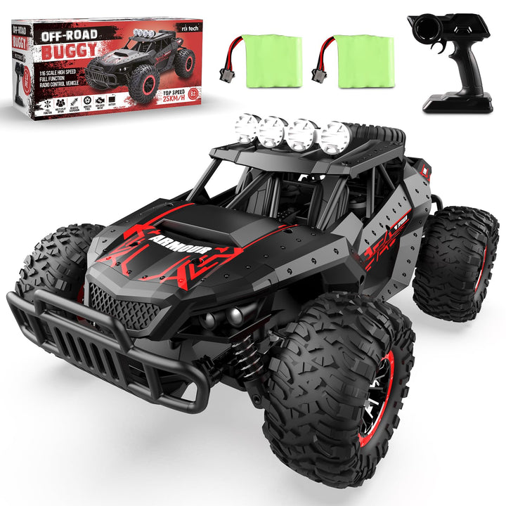 RC Offroad Buggy 1:16 mit 2 Akkus 70 Min Fahrzeit 25 km/h