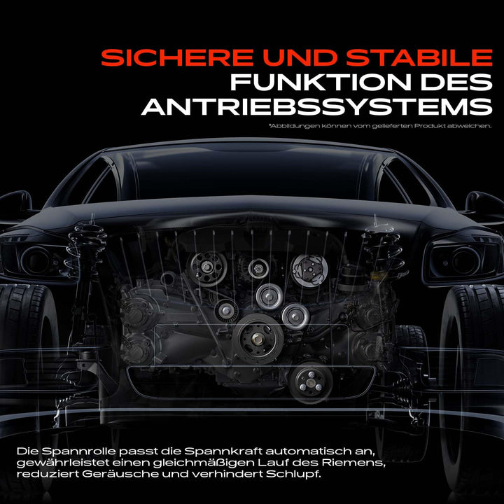 Spannrolle Riemenspanner Diesel 65mm für Sprinter Vito Viano - Bild 7