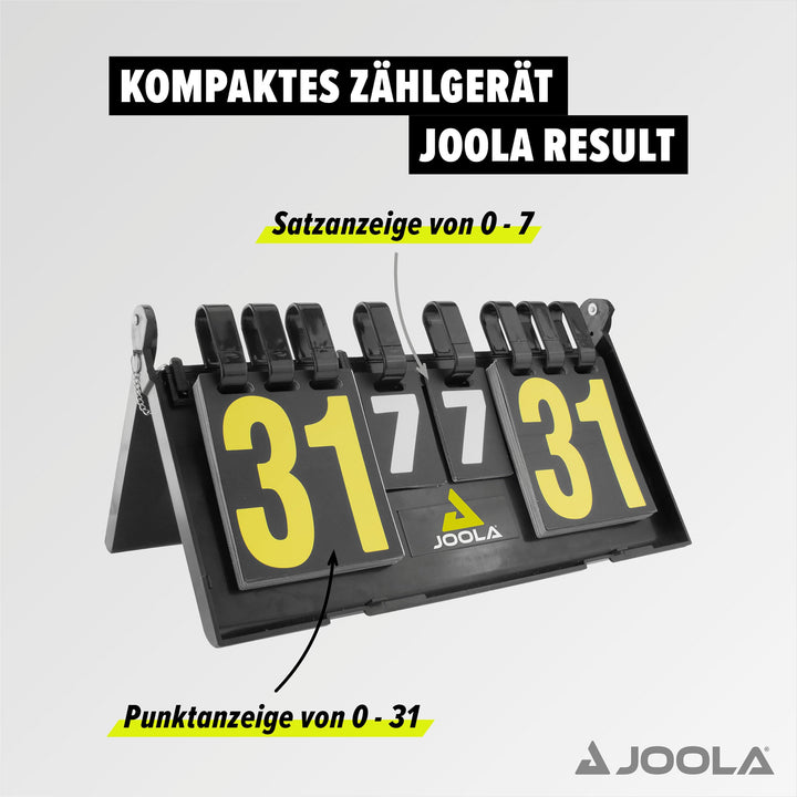 Tischtennis Zählgerät klappbar Schwarz Punktanzeige 0-30 - Bild 2