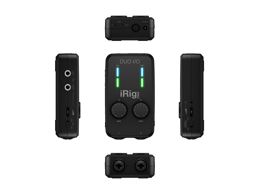 Audio-Interface 2-Kanal USB/MIDI mit Phantomspeisung für iOS Android Mac PC - Bild 6