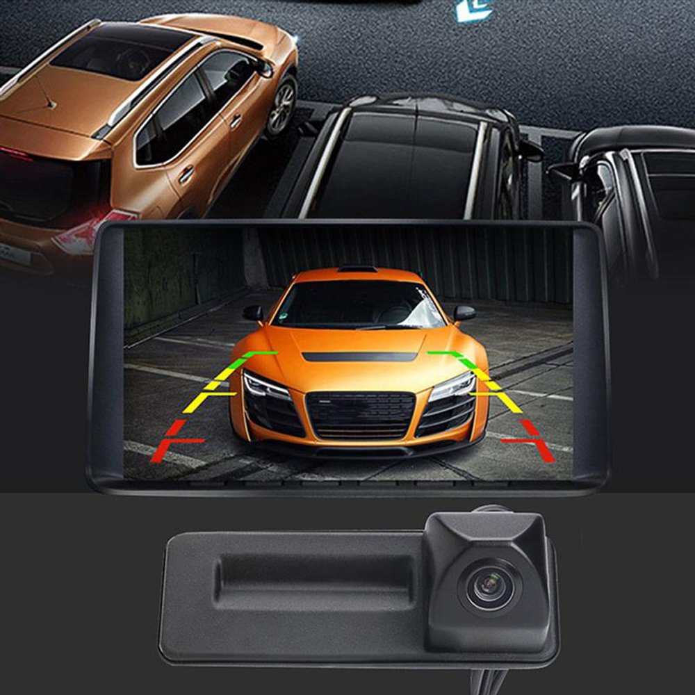 Rückfahrkamera Kofferraumgriff HD CCD für VW Skoda Audi A1 - Bild 4