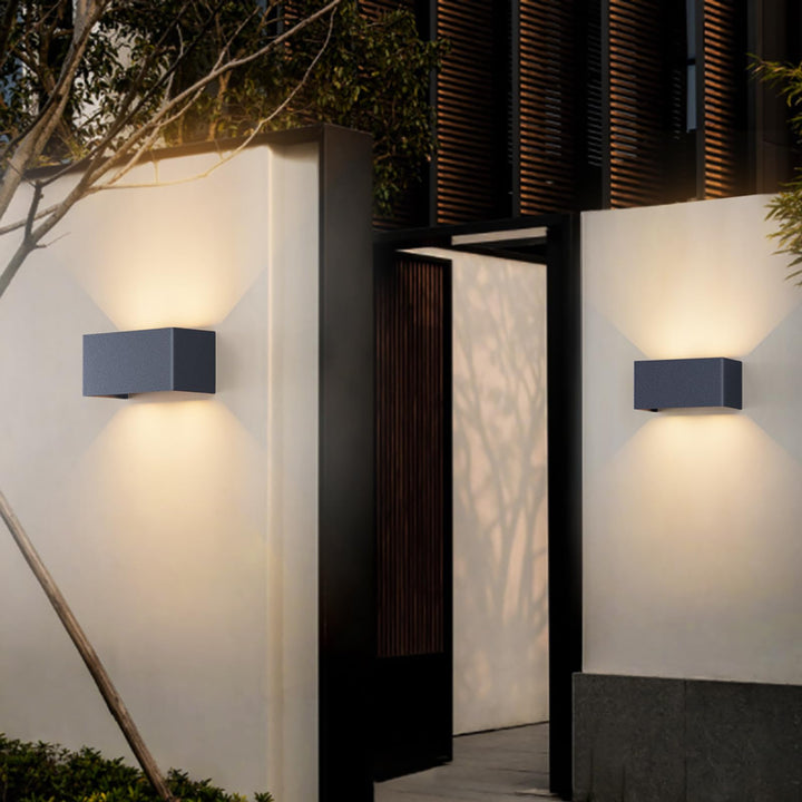 Aussenwandleuchte LED 24W Anthrazit IP65 Warmweiss 2700K - Bild 6