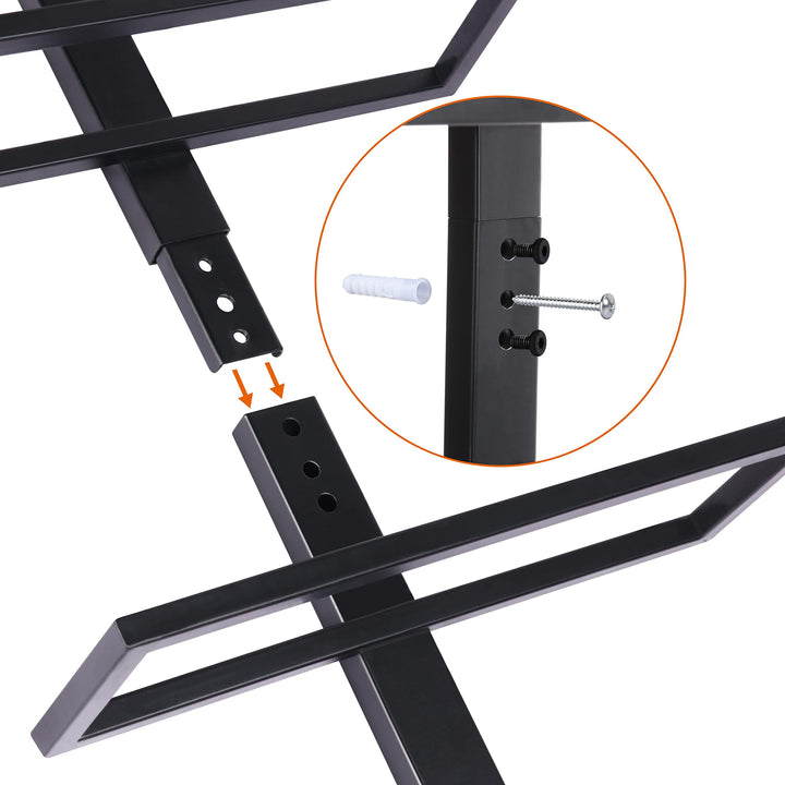 Weinregal Wand Metall schwarz für 10 Flaschen vertikal - Bild 9
