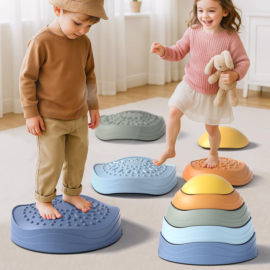 Balanciersteine 9er-Set für Kinder Indoor &amp; Outdoor blau - Bild 8