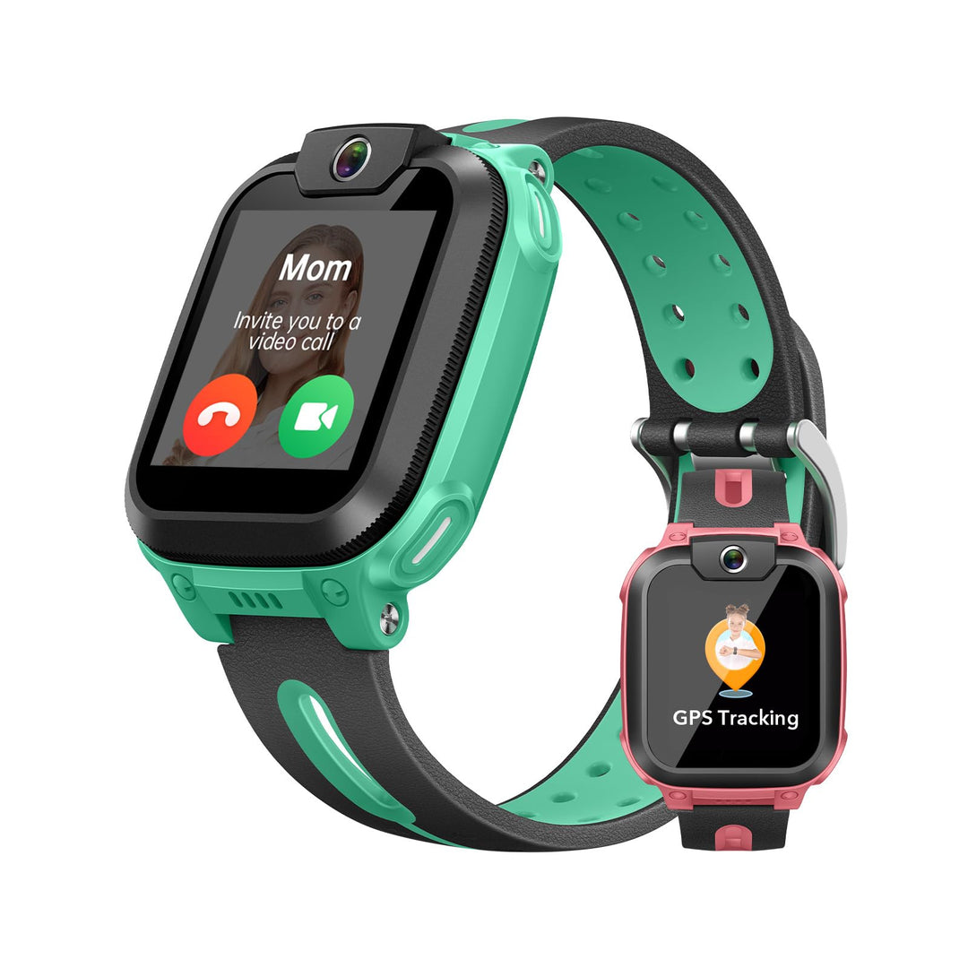 Kinder-Smartwatch mit GPS 4G Videoanruf IPX8 wasserdicht