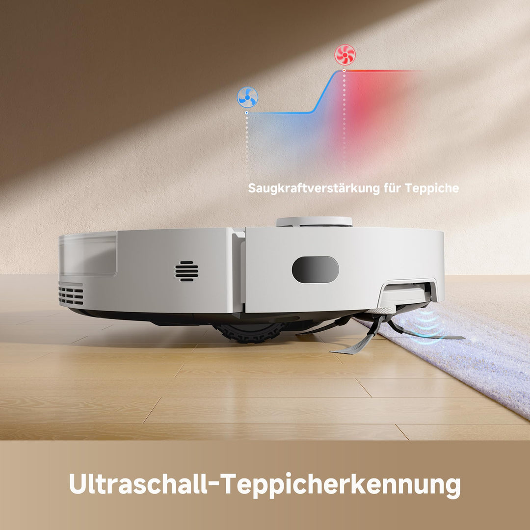 Saugroboter 2-in-1 mit Wischfunktion 13.000 Pa DuoBrush Selbstentleerung - Bild 8