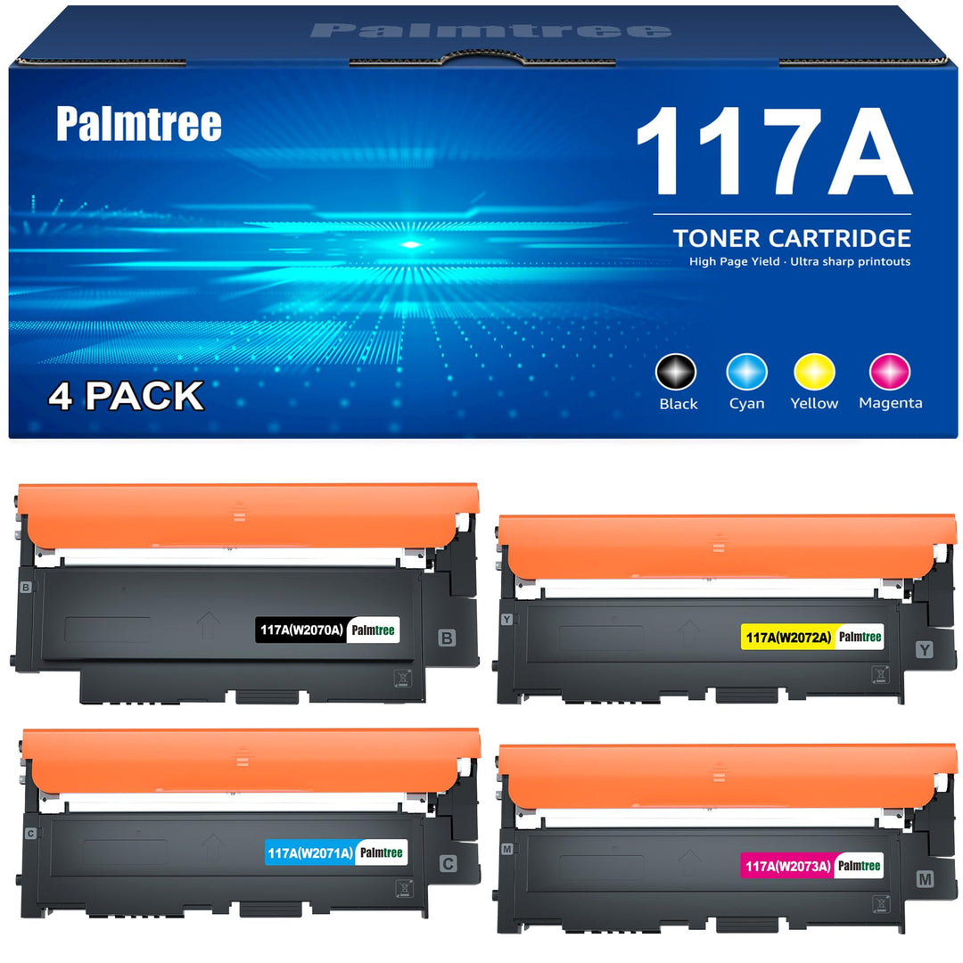Toner Set 117A 4-Pack für HP Color Laser MFP 178nw 179fnw 150nw