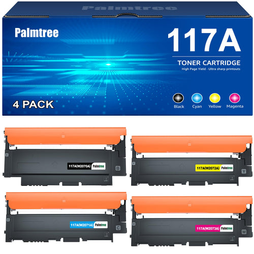 Toner Set 117A 4-Pack für HP Color Laser MFP 178nw 179fnw 150nw