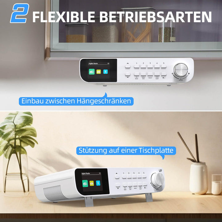 Unterbauradio DAB+ FM Bluetooth Farbdisplay Küche 25x16cm - Bild 6