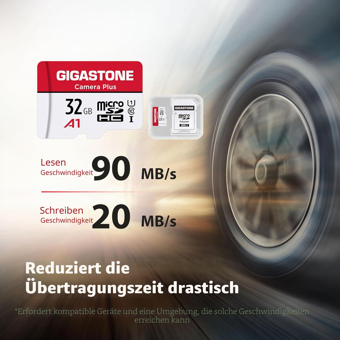 MicroSDHC Karte 32GB 5er-Pack UHS-I U1 mit SD-Adapter Full HD - Bild 2