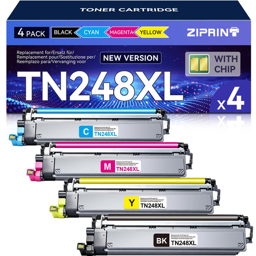 Toner 4er-Pack XL kompatibel für Brother MFC DCP HL Farblaser