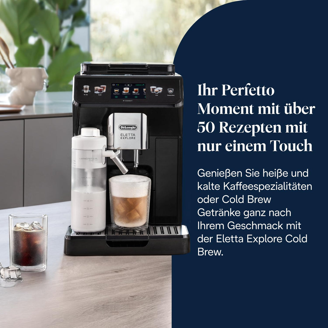 Kaffeevollautomat 50+ Getränke Cold Brew WLAN App dunkelgrau - Bild 2