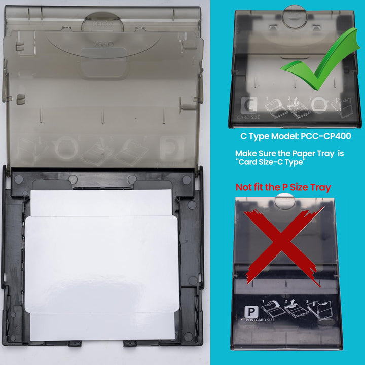 Fotopapier mit Farbband Kartenformat 54x86mm 108 Blatt für Canon Selphy - Bild 4