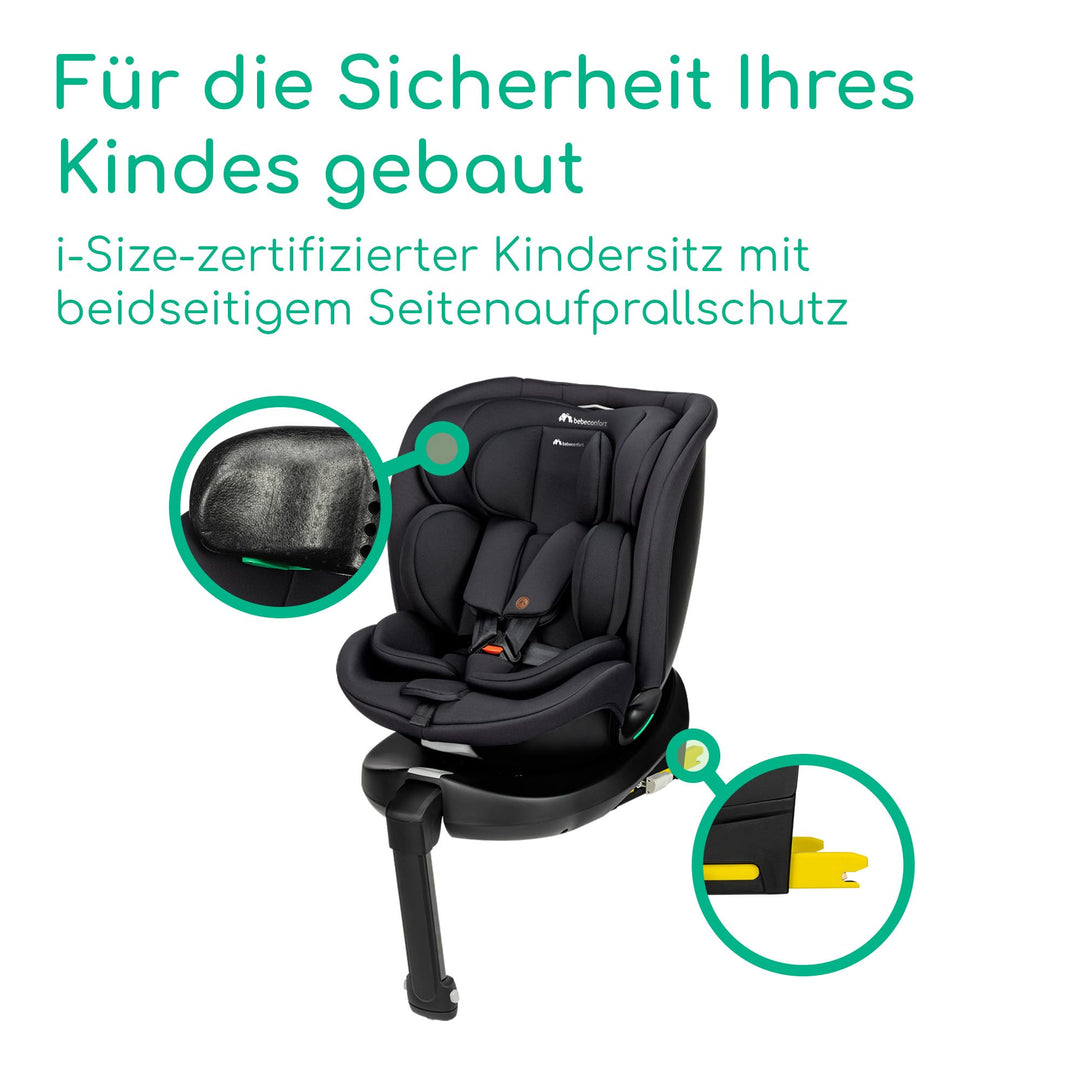 Kindersitz 360° drehbar i-Size Gr. 0-3 ab Geburt bis 150 cm - Bild 4
