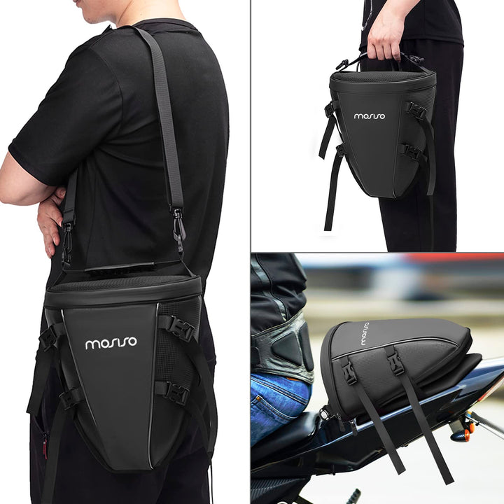 Motorrad Hecktasche wasserdicht 10L Polyester mit Schultergurt - Bild 5