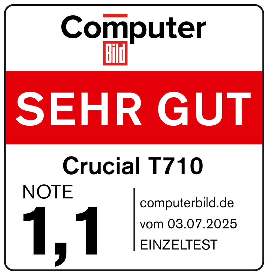 NVMe SSD 2TB PCIe 5.0 Gen5 M.2 bis 14.500 MB/s Lesen - Bild 8