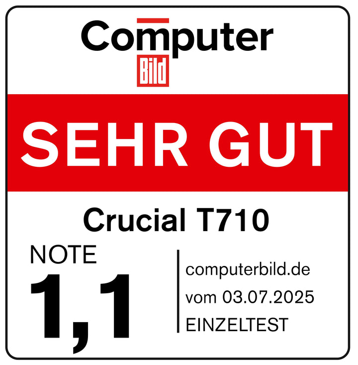 NVMe SSD 2TB PCIe 5.0 Gen5 M.2 bis 14.500 MB/s Lesen - Bild 8
